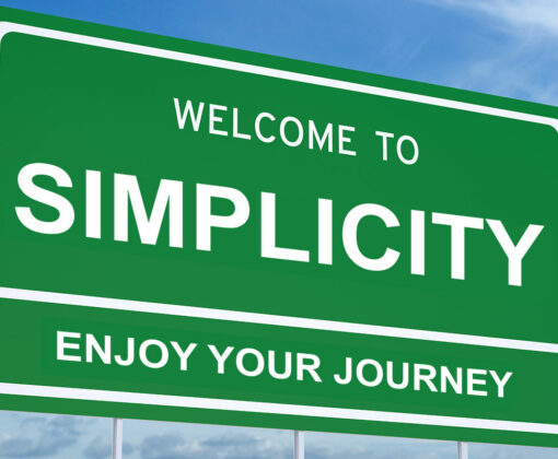 Welcome to Simplicity sign