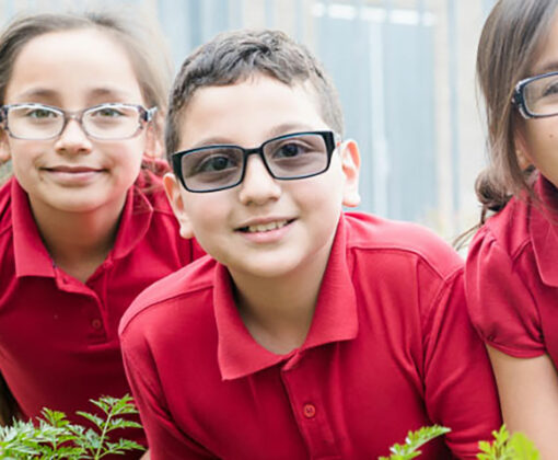 ICAN children at gardening