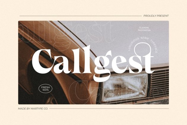 Callgest logo showing a bold, funky font