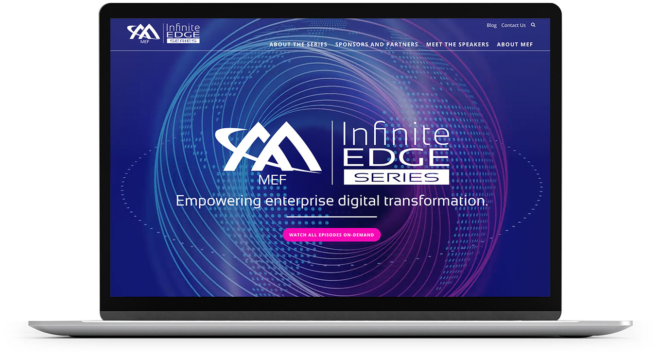 MEF Infinite Edge Homepage
